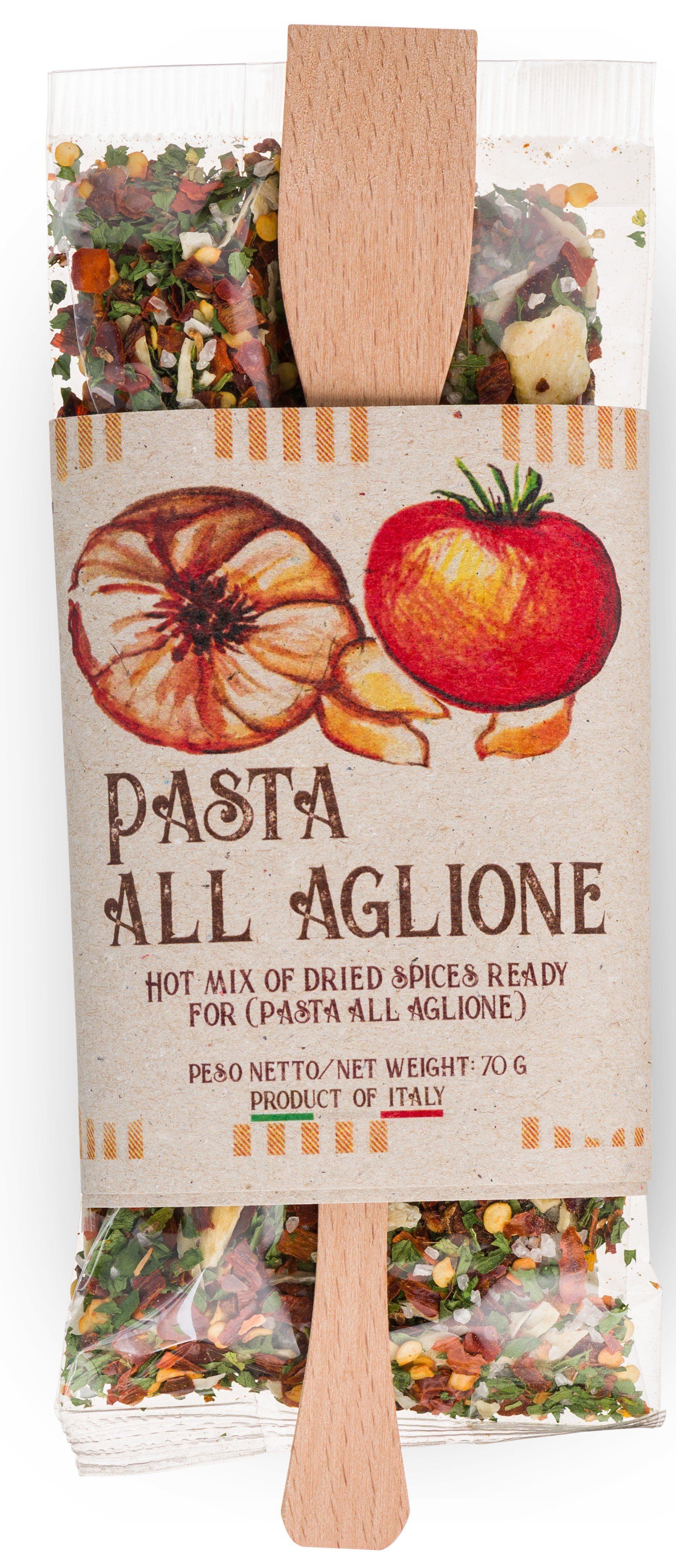 Ready Spice-Mix for Pasta all'Aglione by Casarecci di Calabria - 2.46 oz. SPICES PREMIUM ITALIAN FOOD AT HOME 