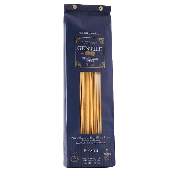 Bucatini Pasta di Gragnano by Pastificio Gentile - 1.1 lb - [Premium Italian Food at Home ]