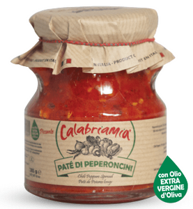 Red Calabrian Chili Pepper Spread, by CalabriaMia - 10 oz - [Premium Italian Food at Home ]