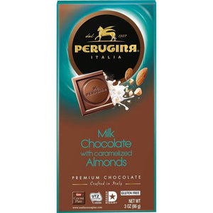 Perugina Milk Chocolate & Almonds Bar, 3 oz
