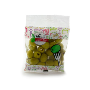 Salviani Pitted Green Olives in Brine 7.76 oz