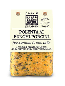 Polenta with porcini Mushroom, By Casale Paradiso 10.58 oz