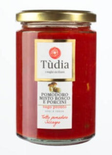 Tudia Tomato Sauce with Mushroom - 12 OZ