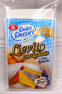 Yeast For Cake Lievito Vanigliato by Rebecchi 3/15 gr - [Premium Italian Food at Home ]