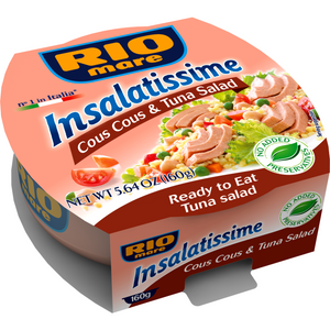 Tuna Fish Insalatissime Cous Cous Tuna Salad Ready To Eat by Rio Mare - 5.64 oz.
