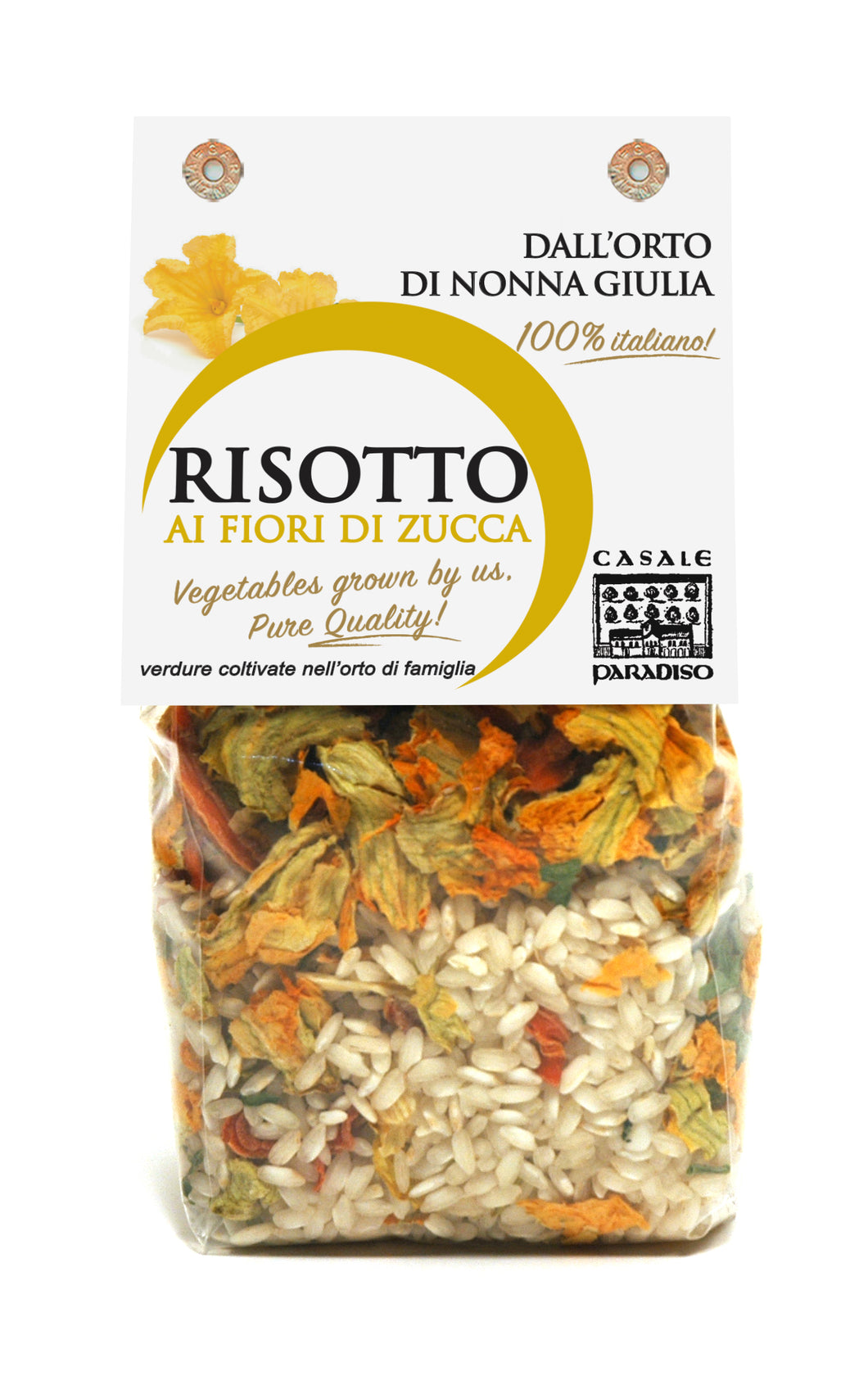 Pumpkin Flower Risotto, By Casale Paradiso 10.58 oz