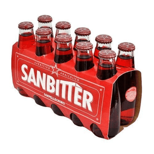 Sanbitter non-alcoholic red bitter aperitif by Sanpellegrino - 10 x 10