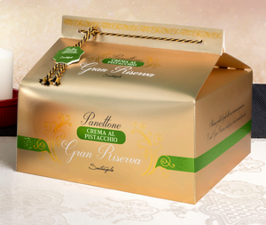 Premium Panettone Pistachio cream, by Santangelo 1200 gr