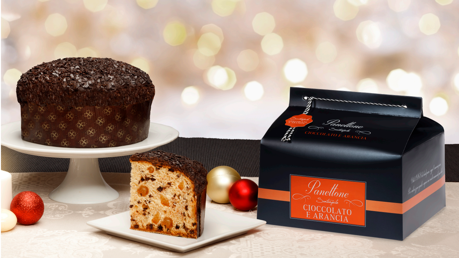 Premium Panettone Orange & Chocolate cream, by Santangelo 1300 gr