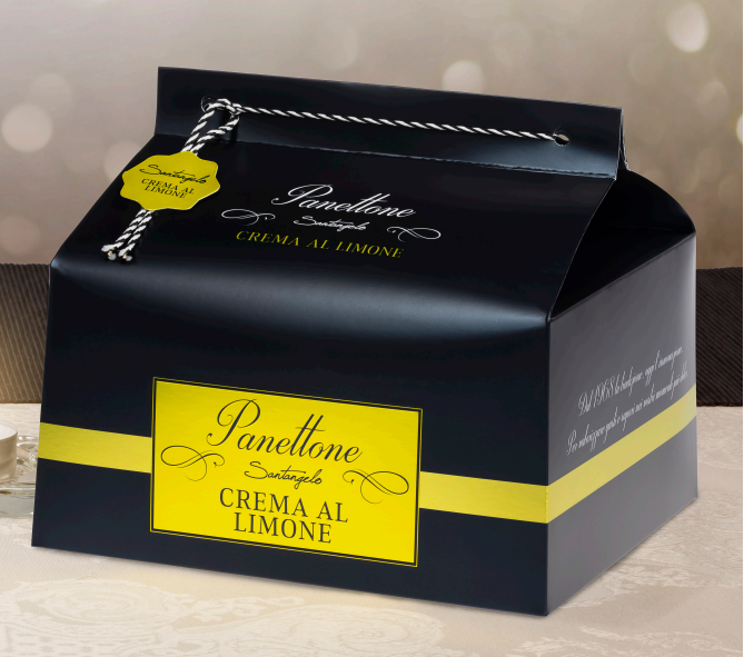 Premium Panettone Lemon Cream, by Santangelo 900gr