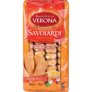 Savoiardi Lady Finger biscuits by Biscottificio di Verona 17 oz - [Premium Italian Food at Home ]