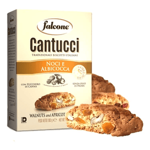 Cantucci with Apricot Cookies by Falcone - 6.35 oz - [Premium Italian Food at Home ]