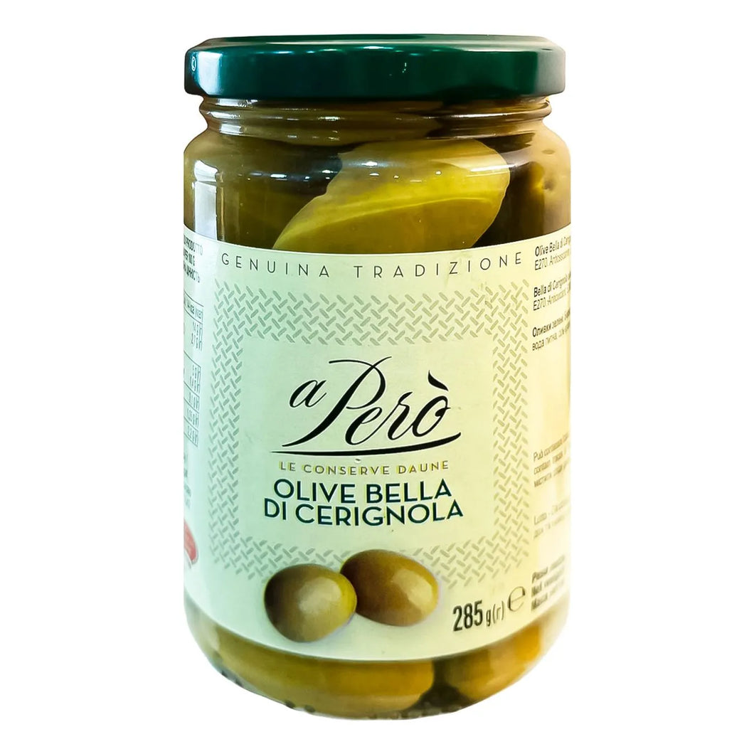 Bella Ceignola Olives by A Pero' 285 gr