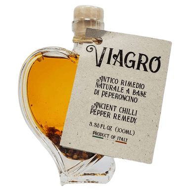 Viagro' Ancient Chili Pepper Remedy Infused Oil, by Casarecci di Calabria 3.4 oz - [Premium Italian Food at Home ]